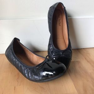 NWOT comfy black ballet flats Josef Siebel size 38